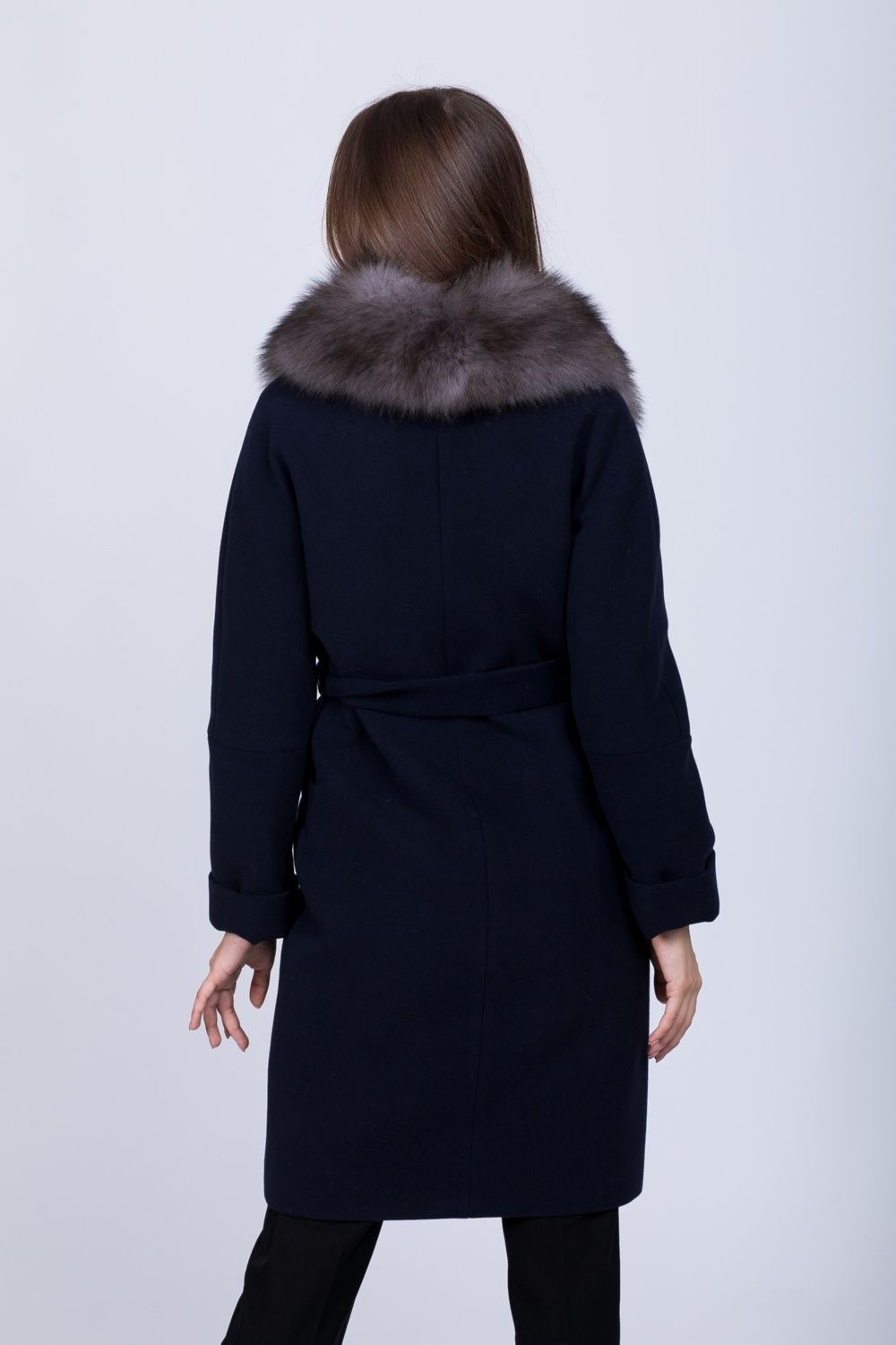 Женское пальто с отделкой 51814